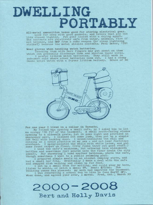 Title details for Dwelling Portably 2000-2008 by Bert Davis - Available